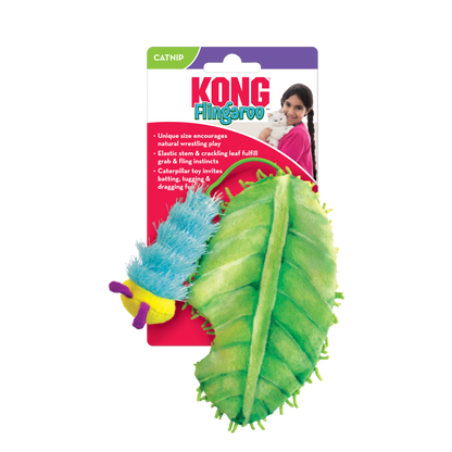 Kong Flingaroo Caterpillar - Juguetes para Gatos