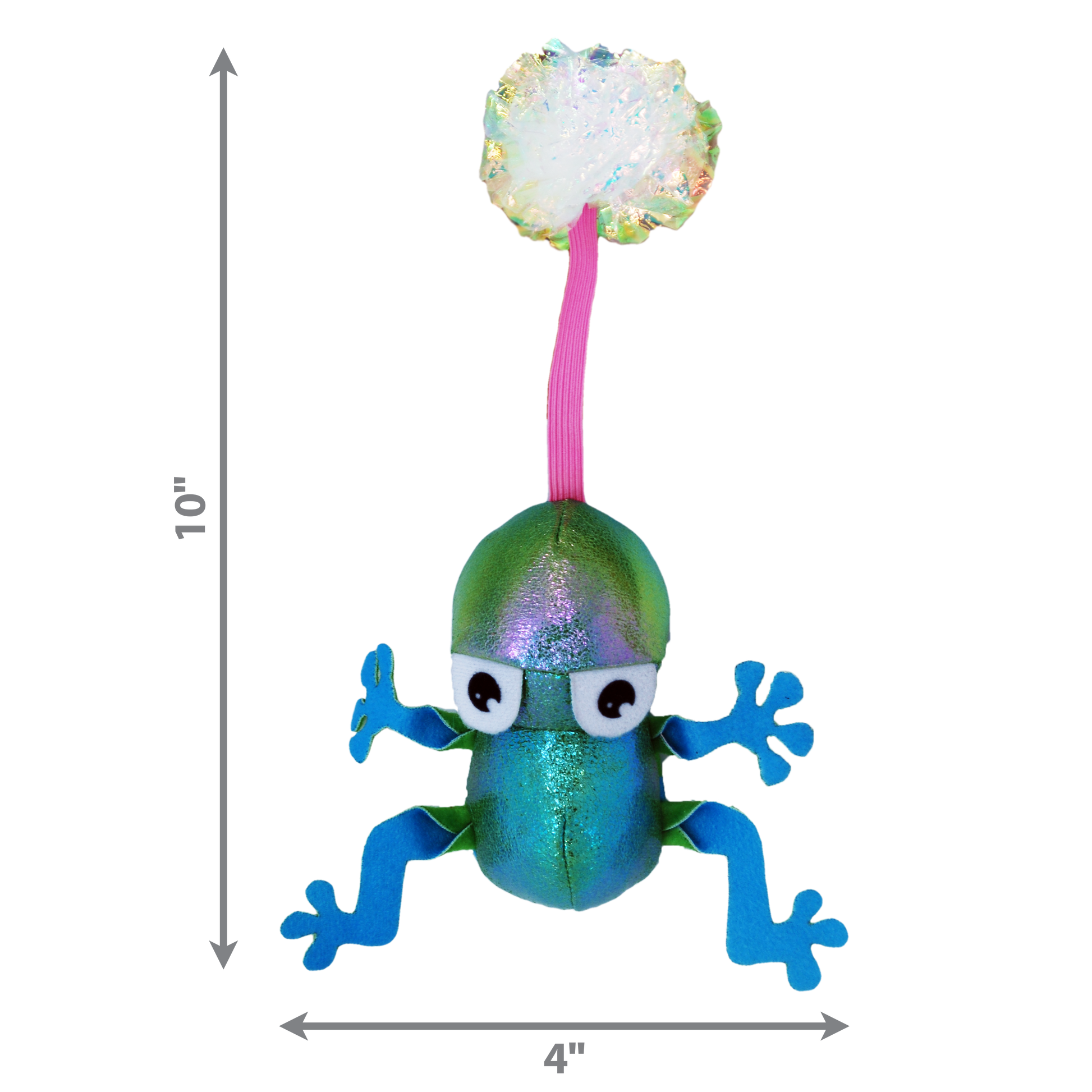 Kong Flingaroo Frog - Juguetes para Gatos