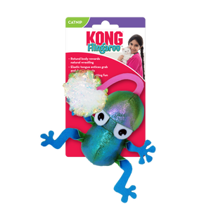 Kong Flingaroo Frog - Juguetes para Gatos