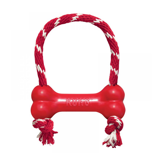Kong Goodie Bone with Rope - Juguetes para Perros