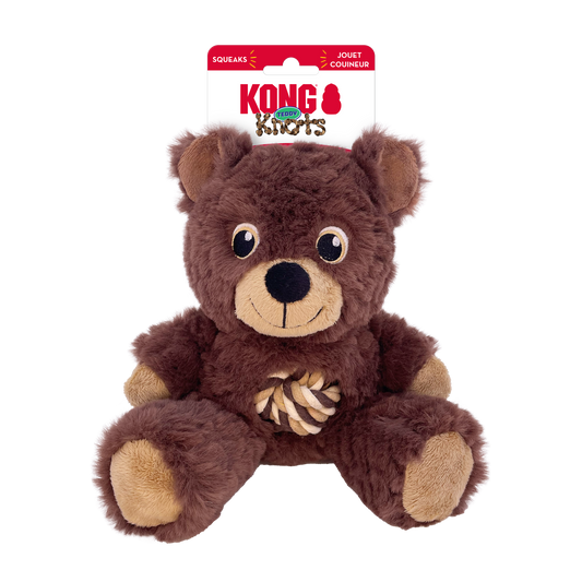 Kong Knots Teddy Assorted M - Juguetes para Perros