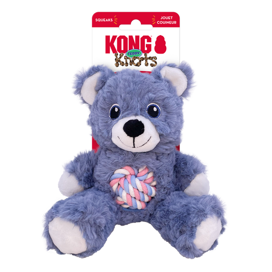 Kong Knots Teddy Assorted S - Juguetes para Perros