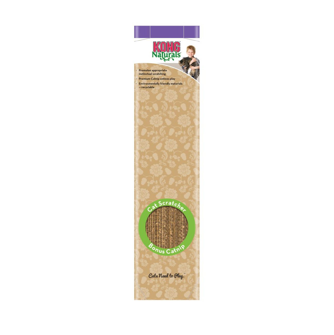 Kong Naturals Scratcher Single - Rascadores para Gatos