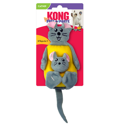 Kong Pull-A-Partz Cheezy - Juguetes para Gatos