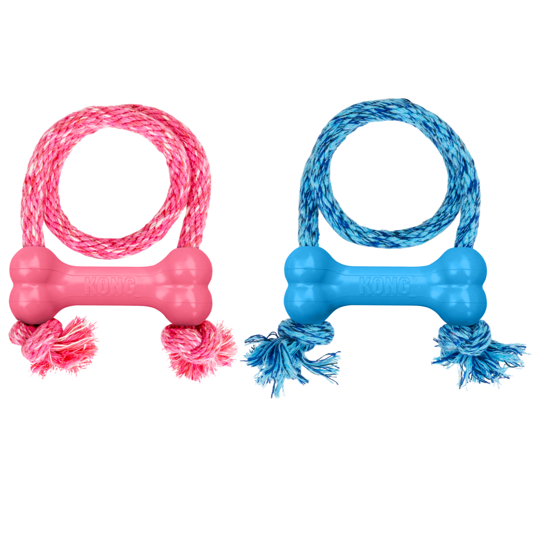 Kong Puppy Goodie Bone with Rope - Juguetes para Perros