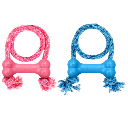 Kong Puppy Goodie Bone with Rope - Juguetes para Perros