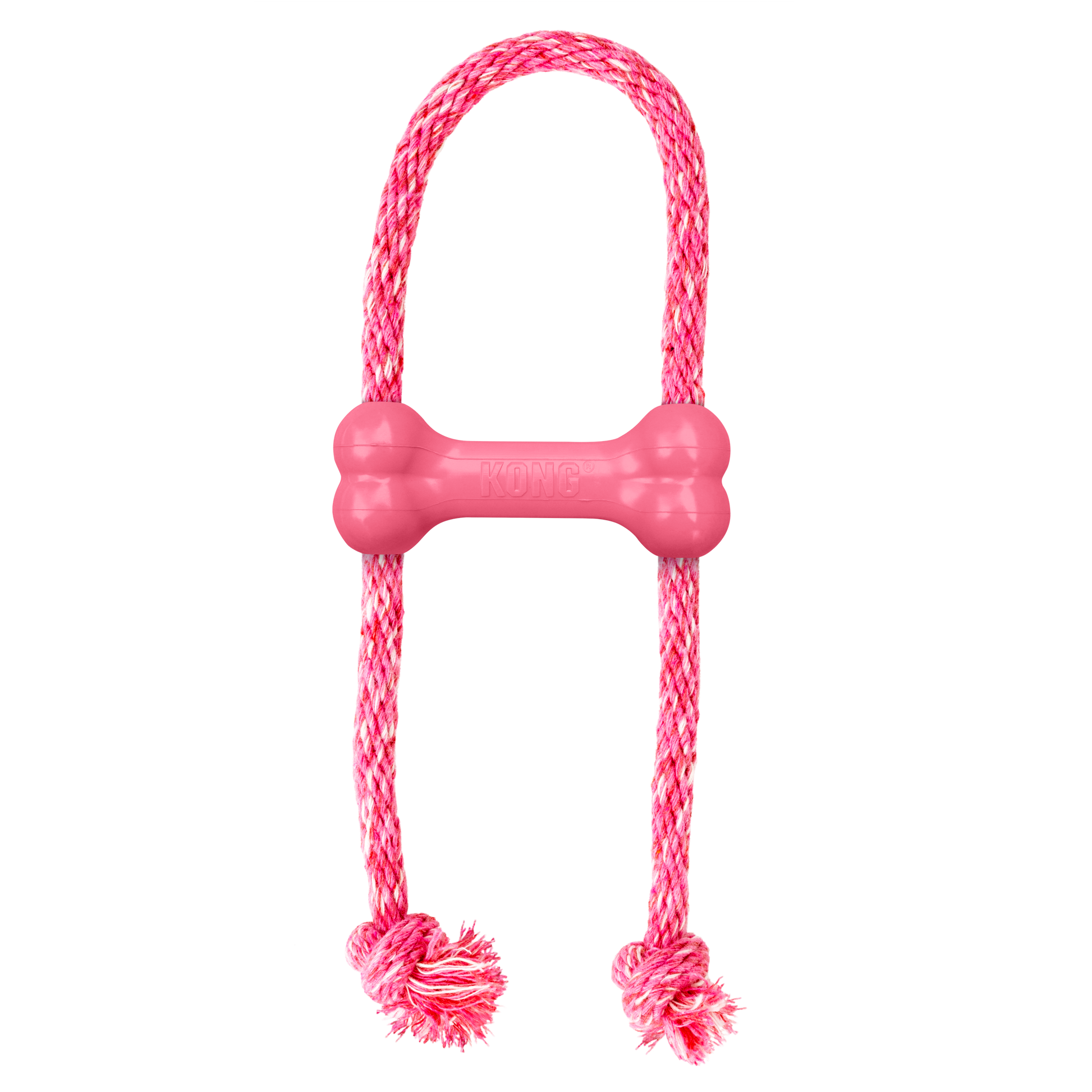 Kong Puppy Goodie Bone with Rope - Juguetes para Perros
