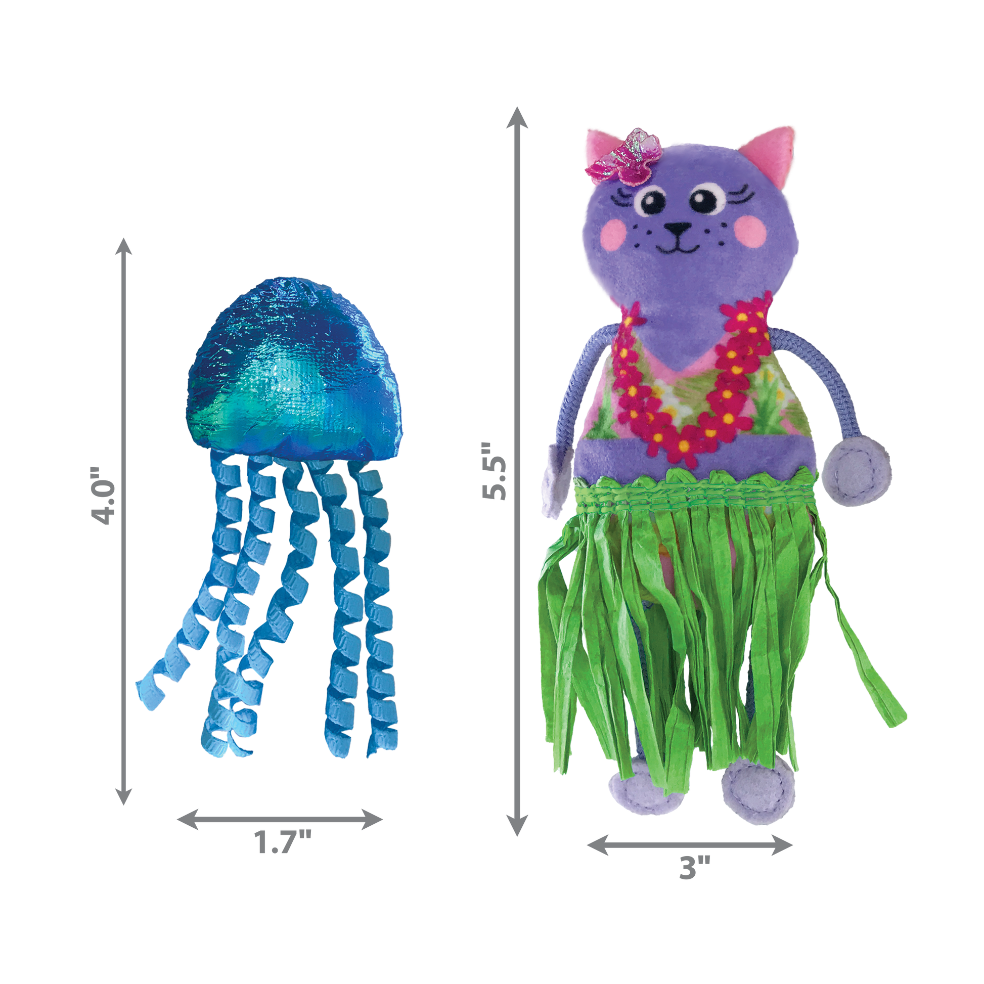 Kong Tropics Hula - Juguetes para Gatos
