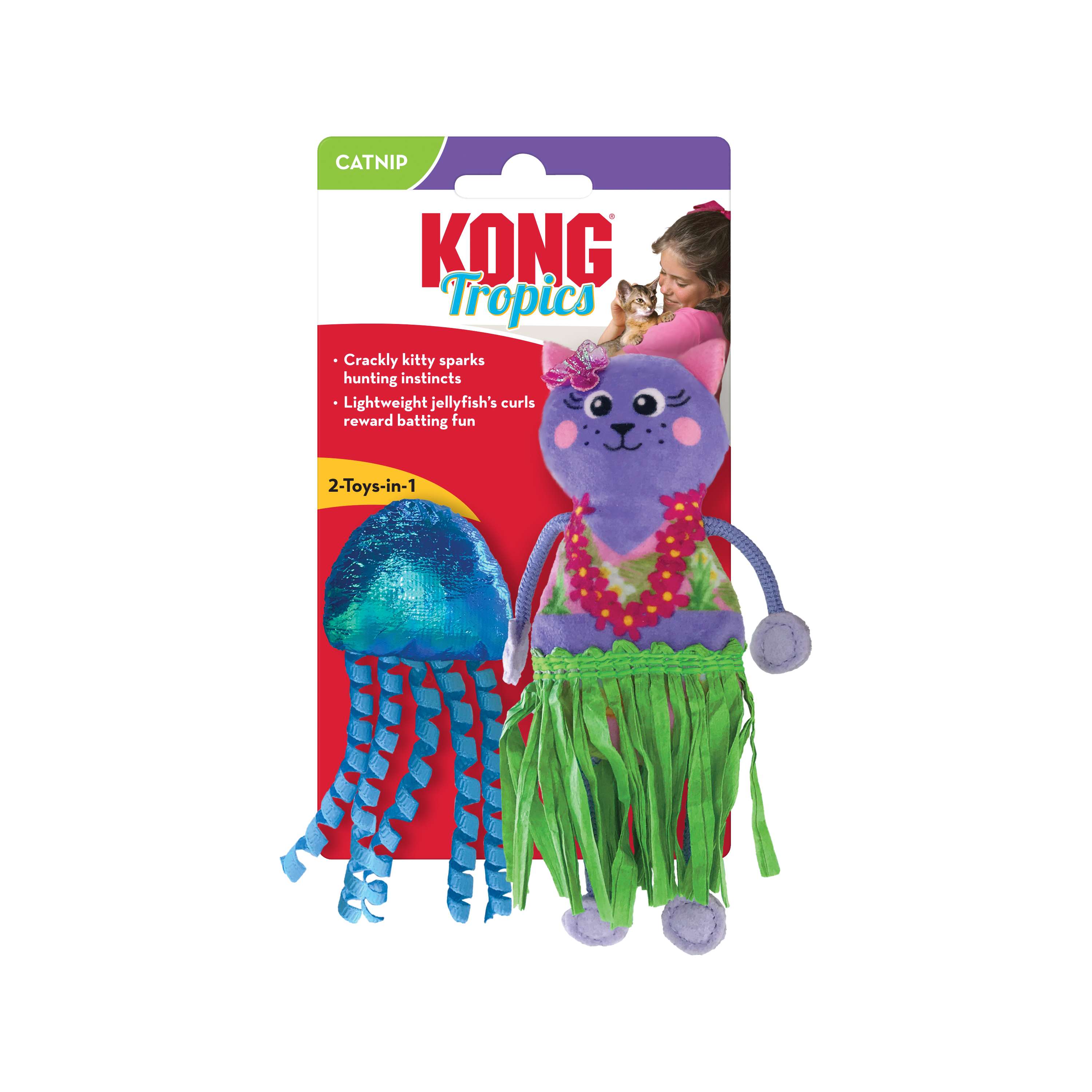 Kong Tropics Hula - Juguetes para Gatos