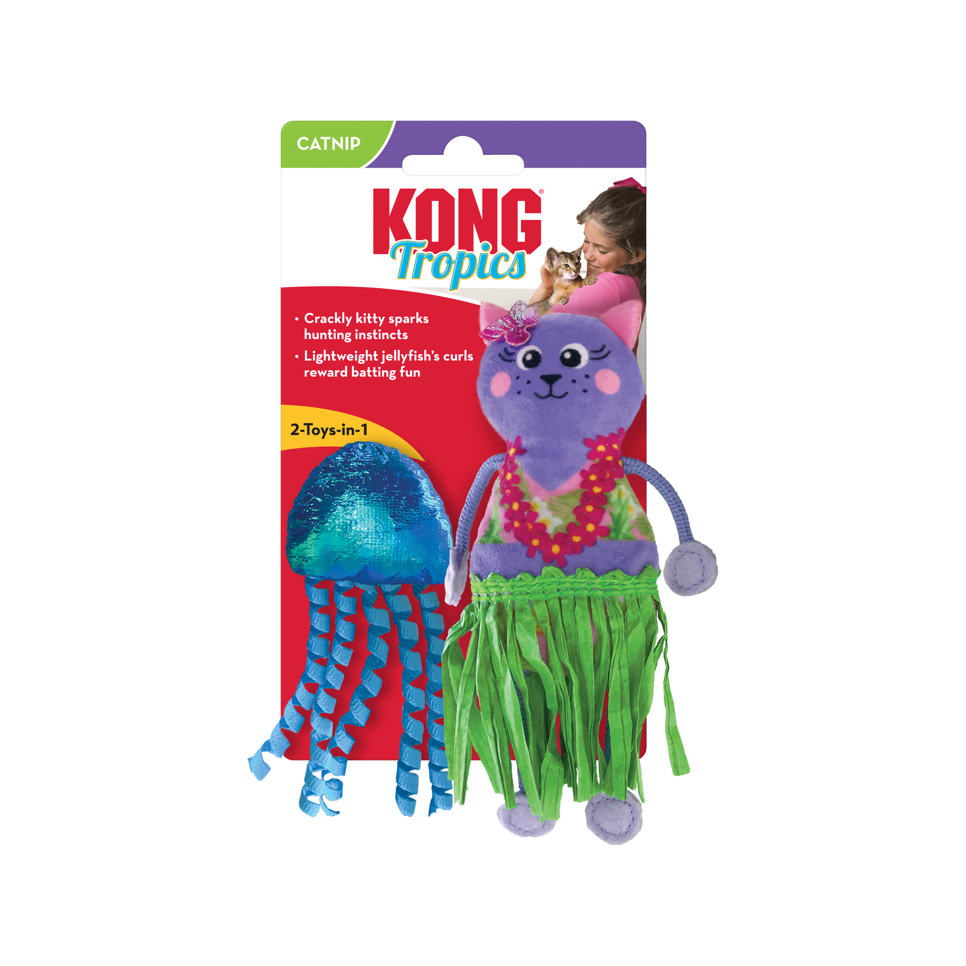 Kong Tropics Hula - Juguetes para Gatos