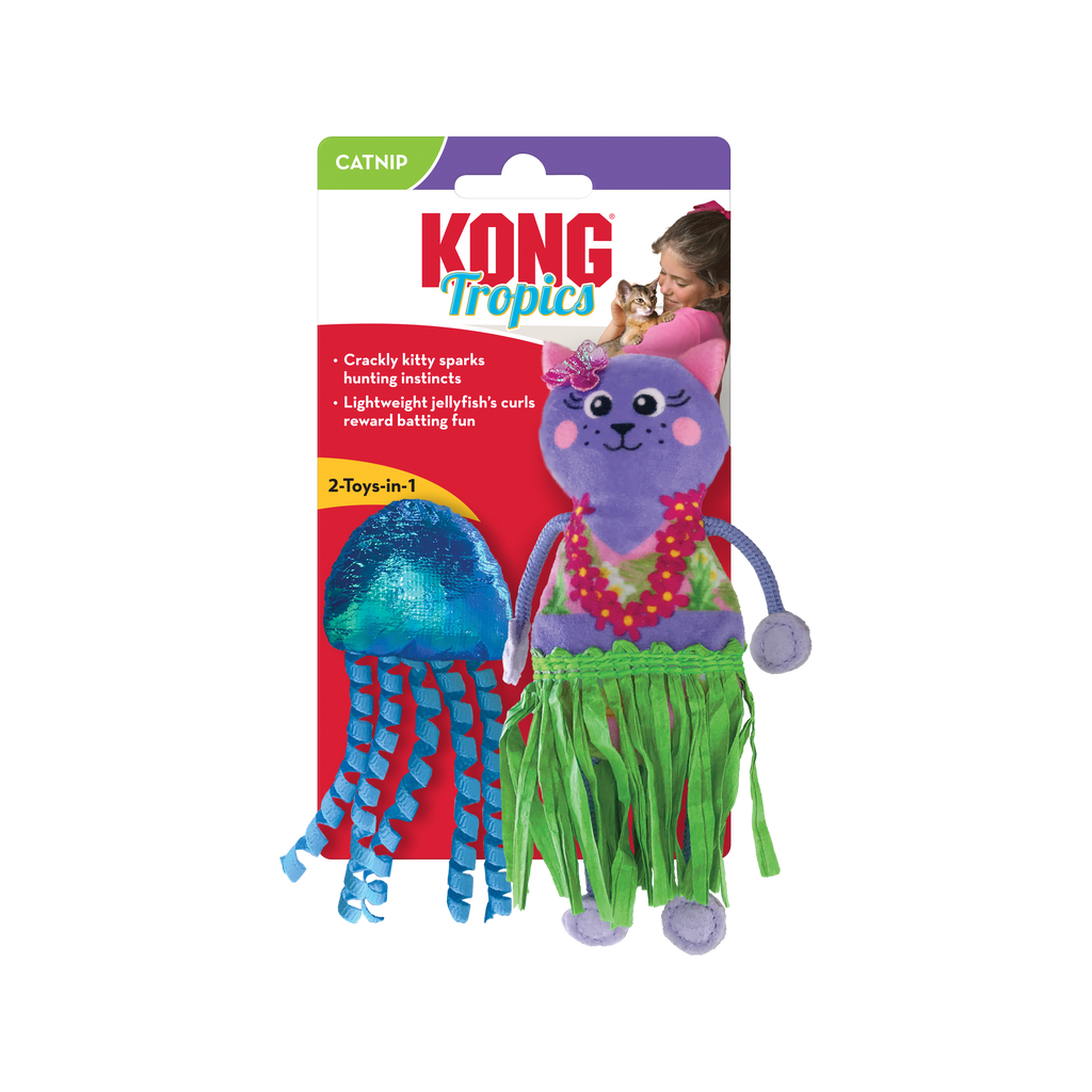 Kong Tropics Hula - Juguetes para Gatos