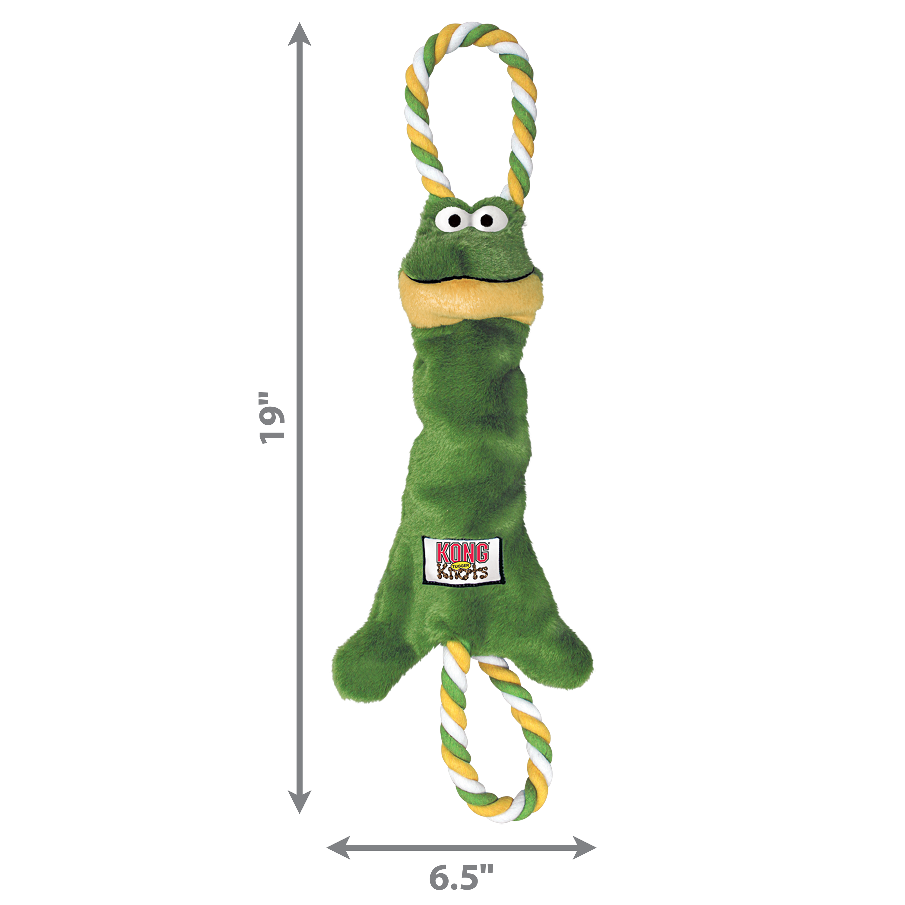 Kong Tugger Knots Frog - Juguetes para Perros