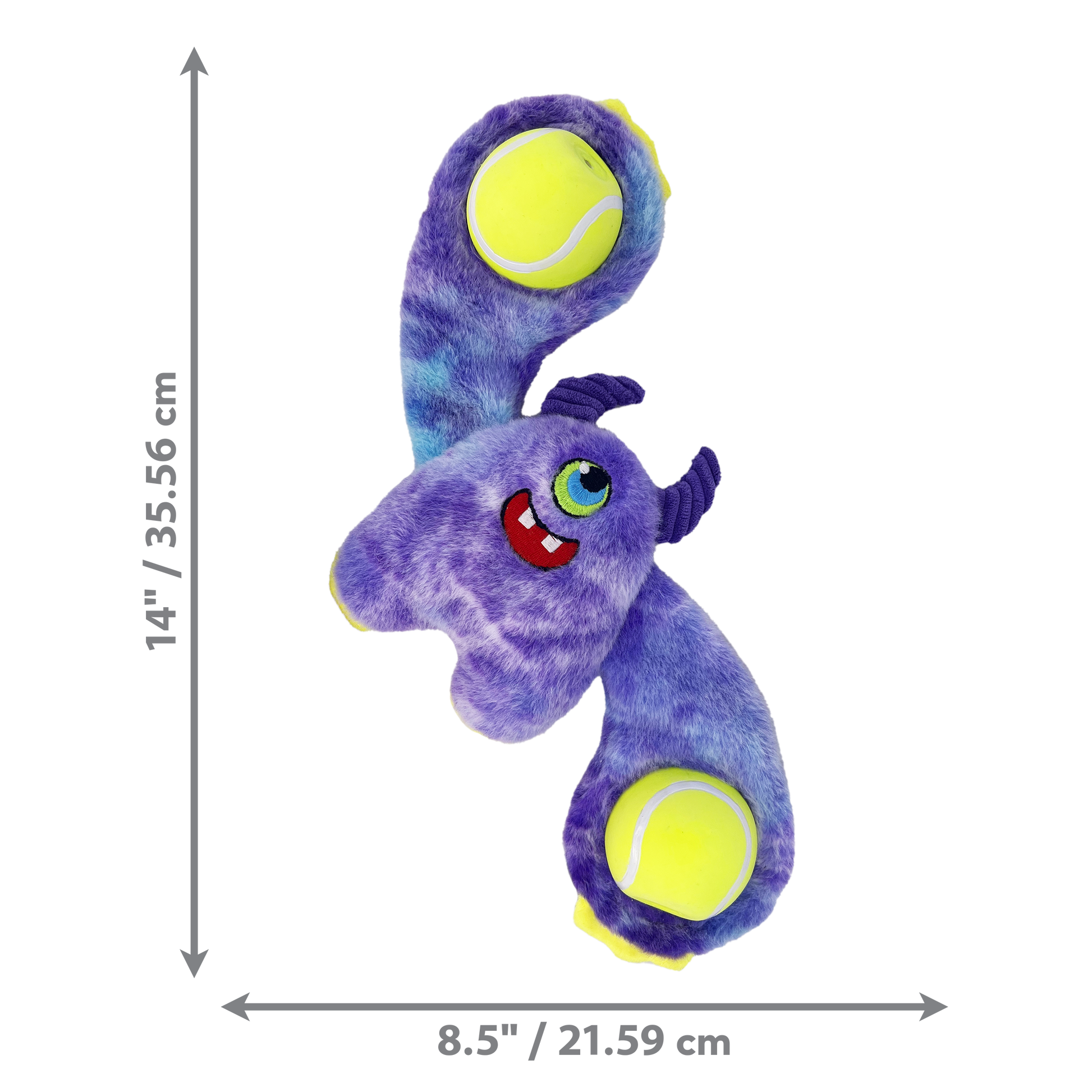 Kong Woozles Monster Assorted M - Juguetes para Perros