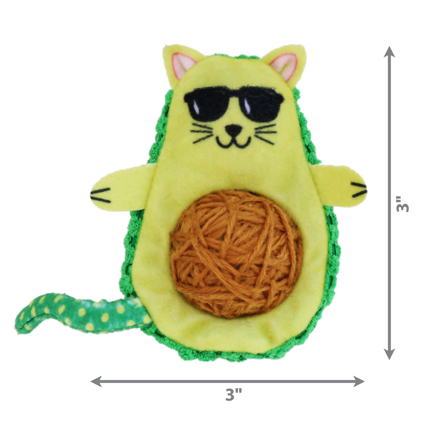Kong Wrangler AvoCATo - Juguetes para Gatos