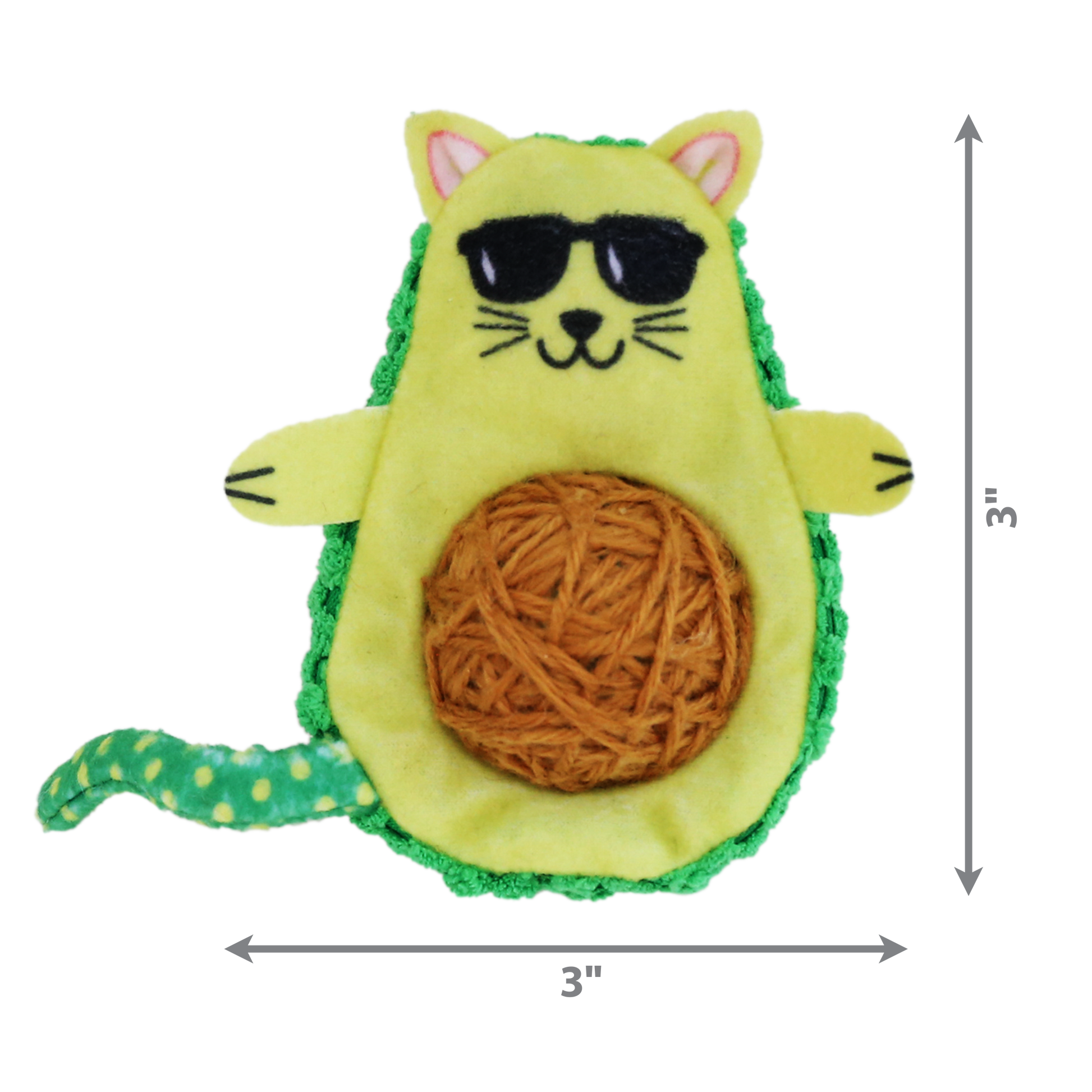Kong Wrangler AvoCATo - Juguetes para Gatos