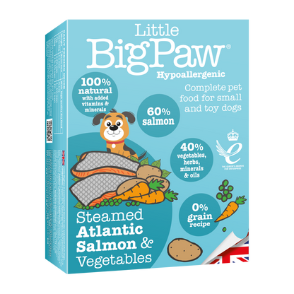 Little BigPaw Steamed Atlantic Salmon and Vegetable Terrine - Alimento Húmedo para Perro