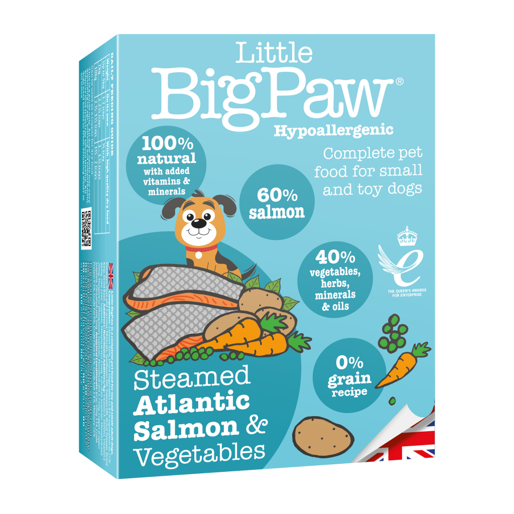 Little BigPaw Steamed Atlantic Salmon and Vegetable Terrine - Alimento Húmedo para Perrs
