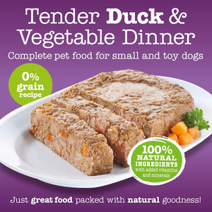 Little BigPaw Tender Duck & Vegetable Dinner - Alimento Húmedo para Perros