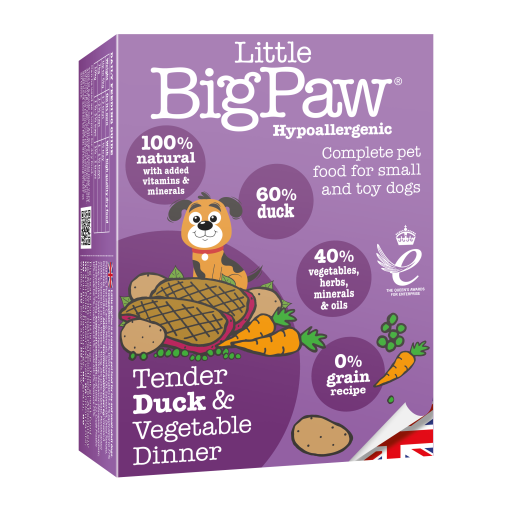 Little BigPaw Tender Duck & Vegetable Dinner - Alimento Húmedo para Perros