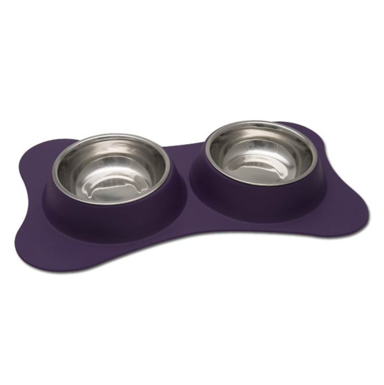 Loving Pets Dolce Flex Diner Plum - Comederos para Perros y Gatos