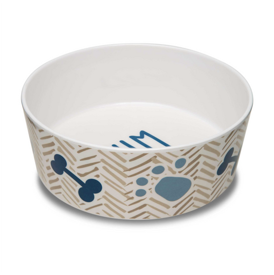 Loving Pets Dolce Yum Chevron Bowl - Comederos para Perros