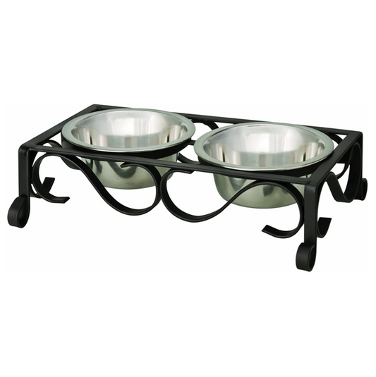 Loving Pets Layton Diner Vintage Black - Comederos para Perros