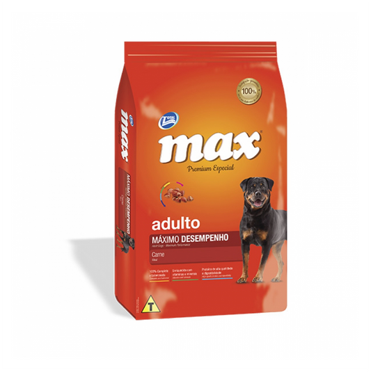 Max Adultos Máximo Desempeño Carne - Alimento para Perros