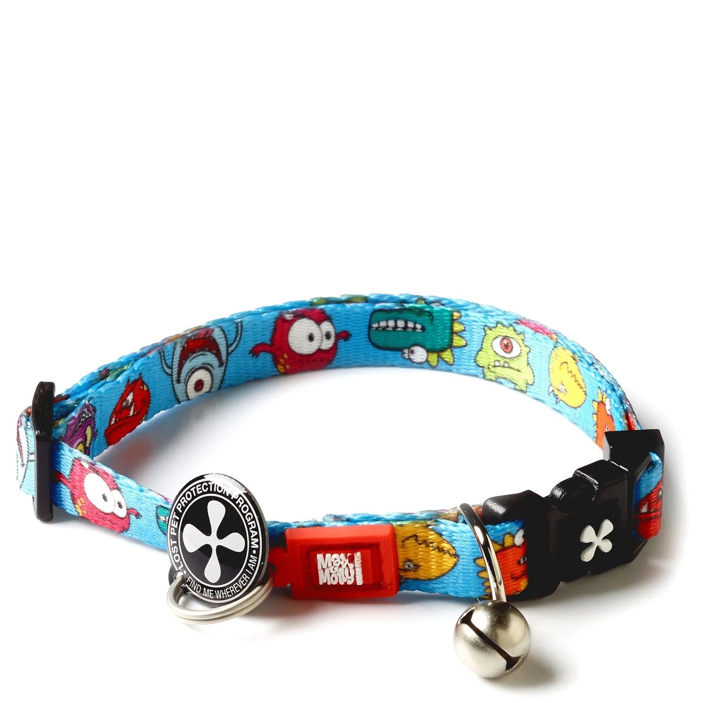 Max and Molly Smart ID Cat Collar Little Monsters - Collar para Gatos