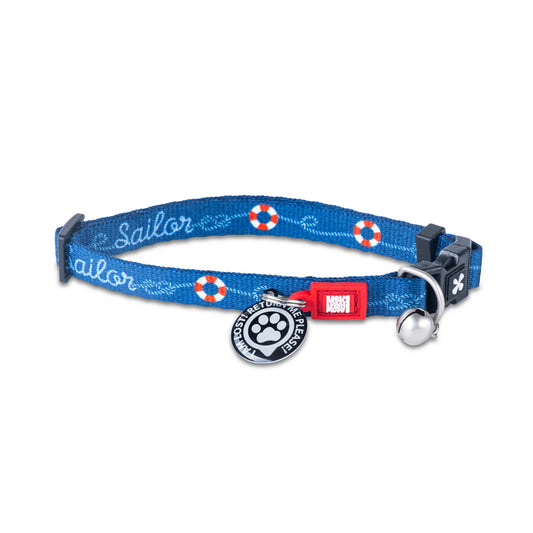 Max and Molly Smart ID Cat Collar Sailor - Collar para Gatos