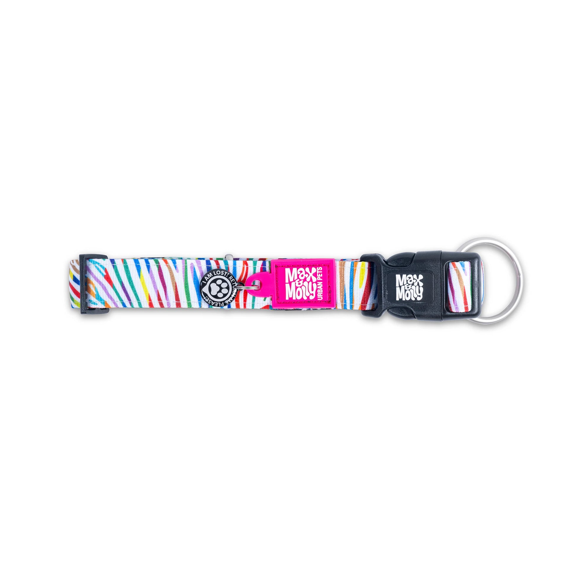 Max and Molly Smart ID Collar Magic Zebra - Collares para Perros