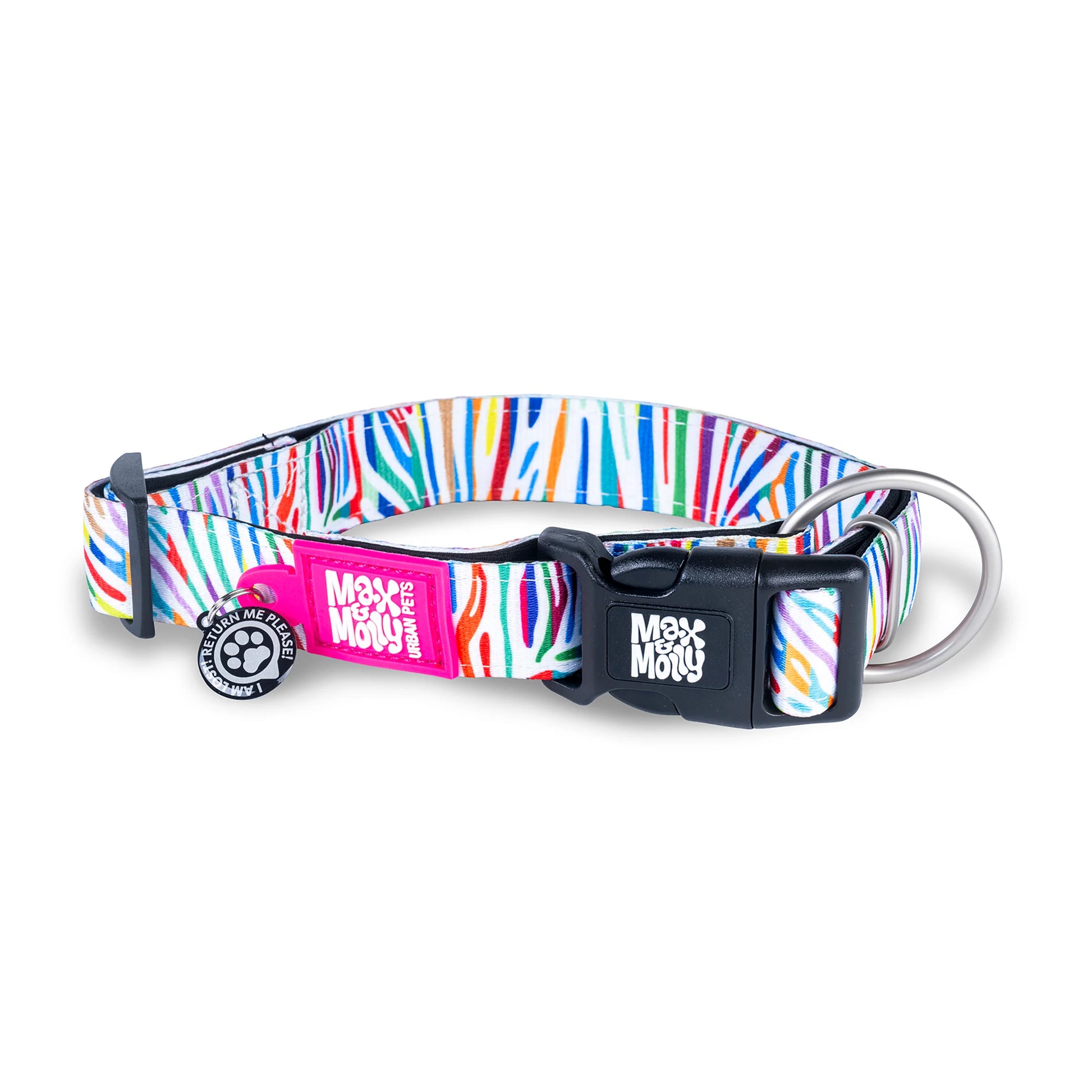 Max and Molly Smart ID Collar Magic Zebra - Collares para Perros