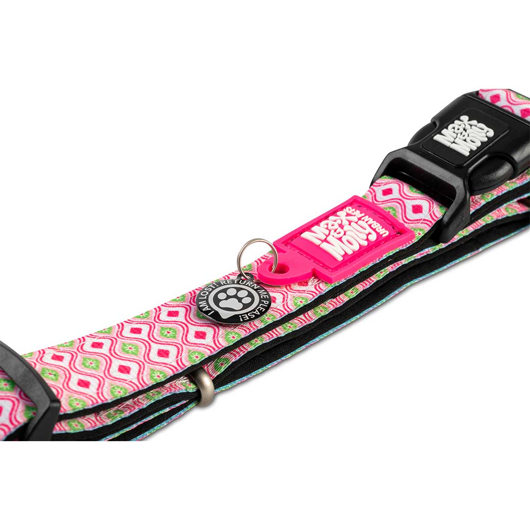 Max and Molly Smart ID Collar Retro Pink - Collares para Perros