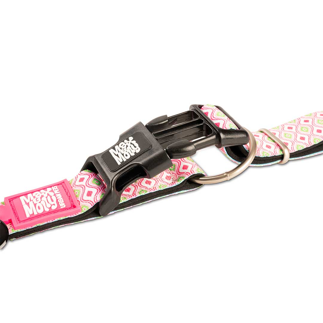 Max and Molly Smart ID Collar Retro Pink - Collares para Perros