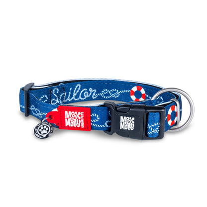 Max and Molly Smart ID Collar Sailor - Collares para Perros
