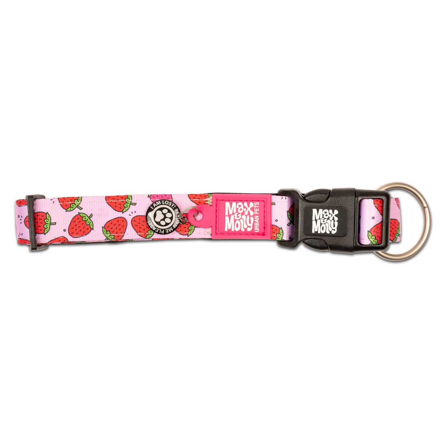 Max and Molly Smart ID Collar Strawberry Dream - Collares para Perros