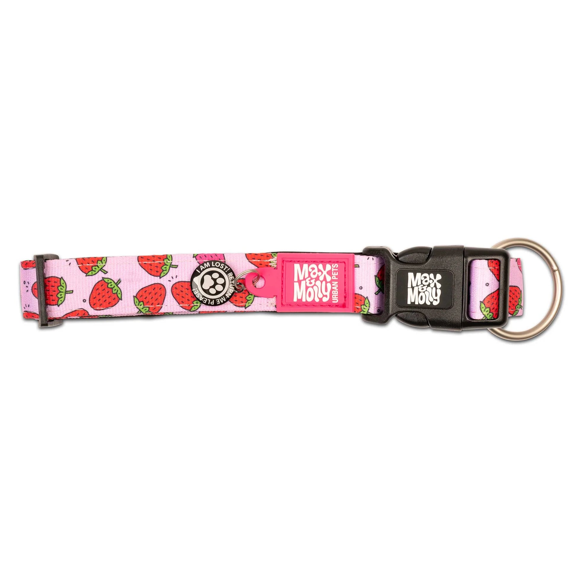 Max and Molly Smart ID Collar Strawberry Dream - Collares para Perros