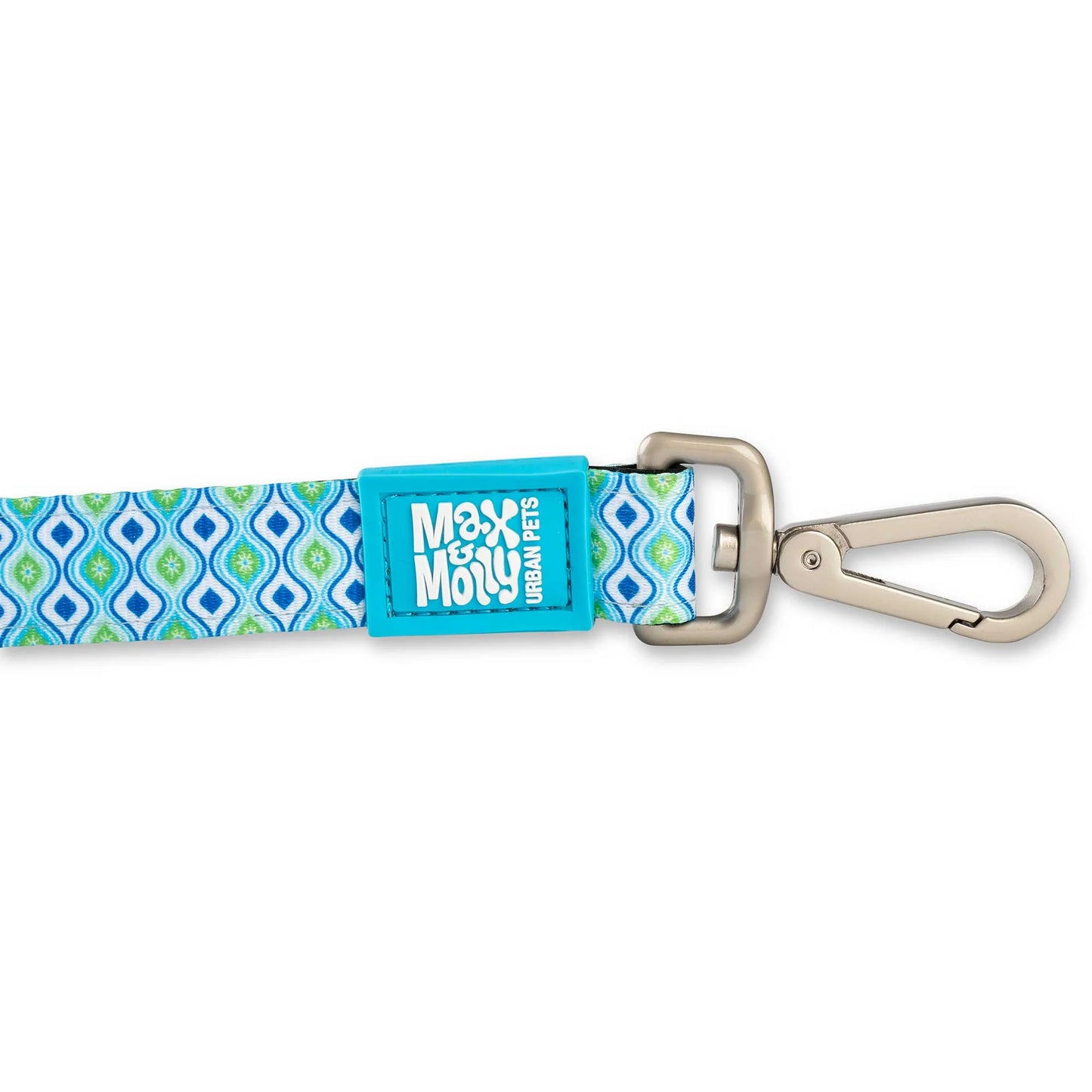 Max and Molly Short Leash Retro Blue - Correas para Perros