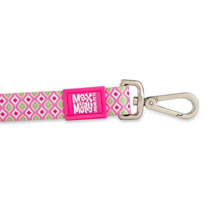 Max and Molly Short Leash Retro Pink - Correas para Perros