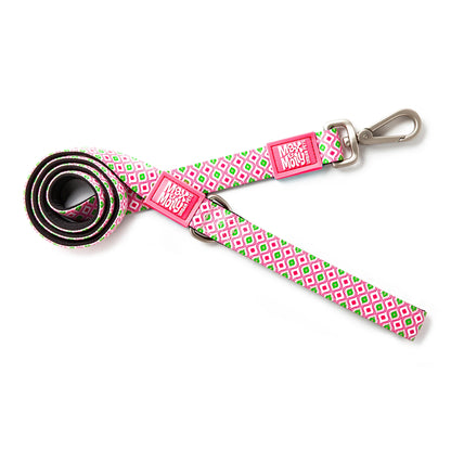 Max and Molly Short Leash Retro Pink - Correas para Perros