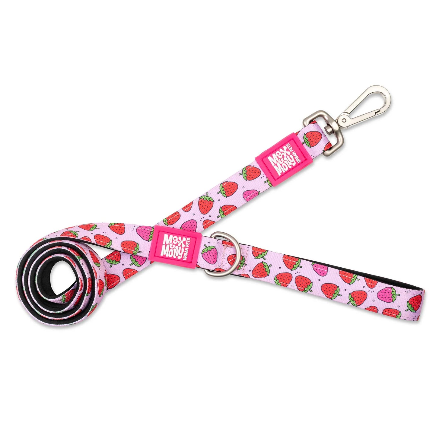 Max and Molly Short Leash Strawberry Dream - Correas para Perros