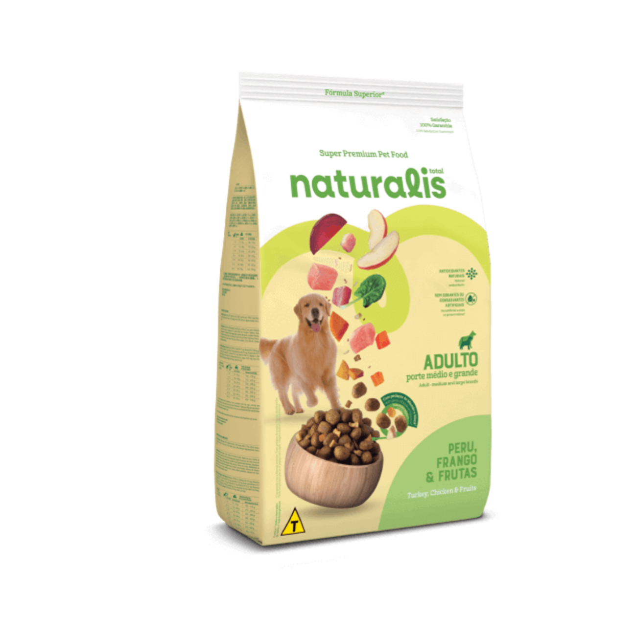 Naturalis Adulto Razas Medianas y Grandes - Alimento para Perros