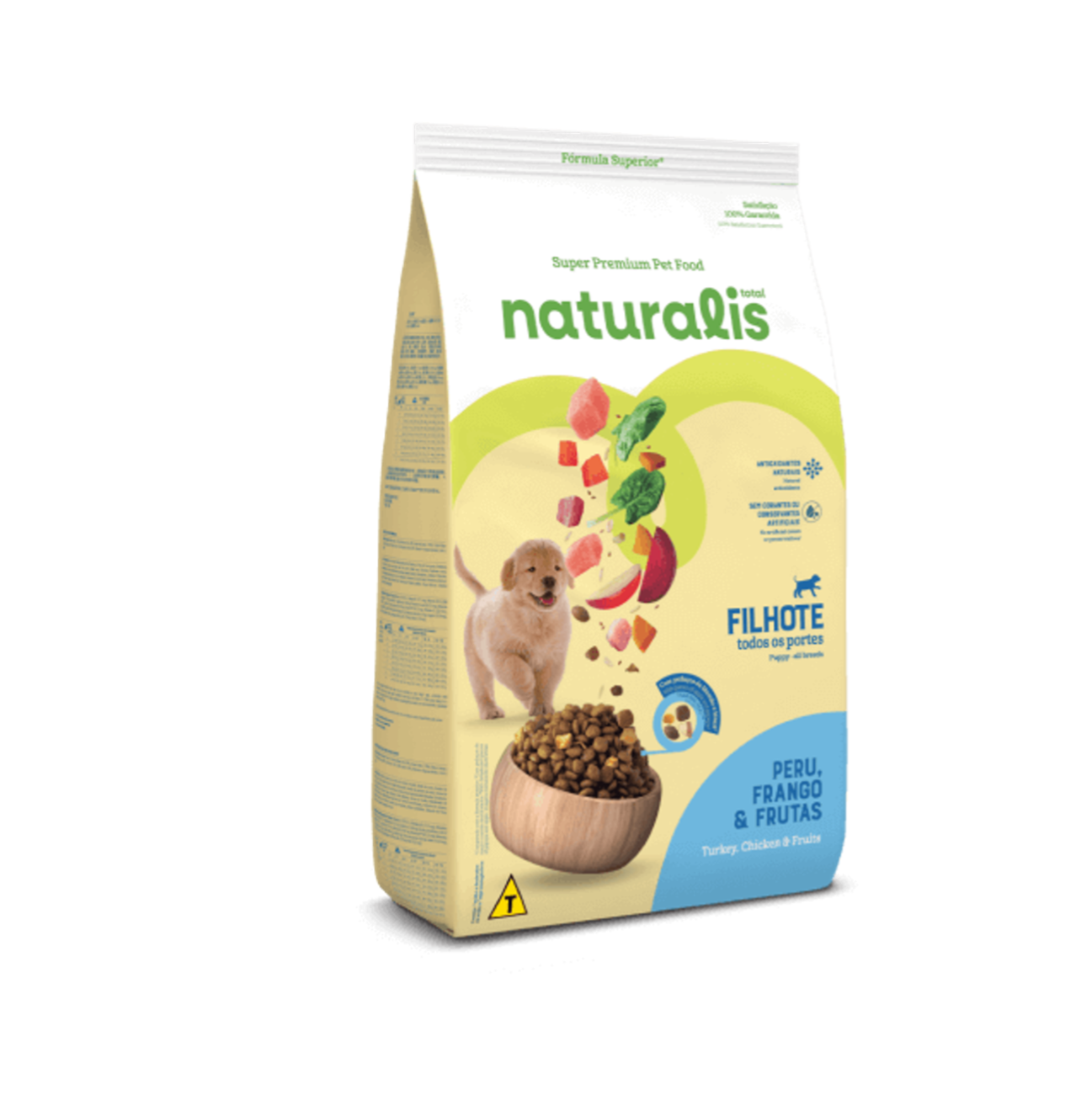 Naturalis Cachorros Pavo, Pollo y Frutas - Alimento para Perros