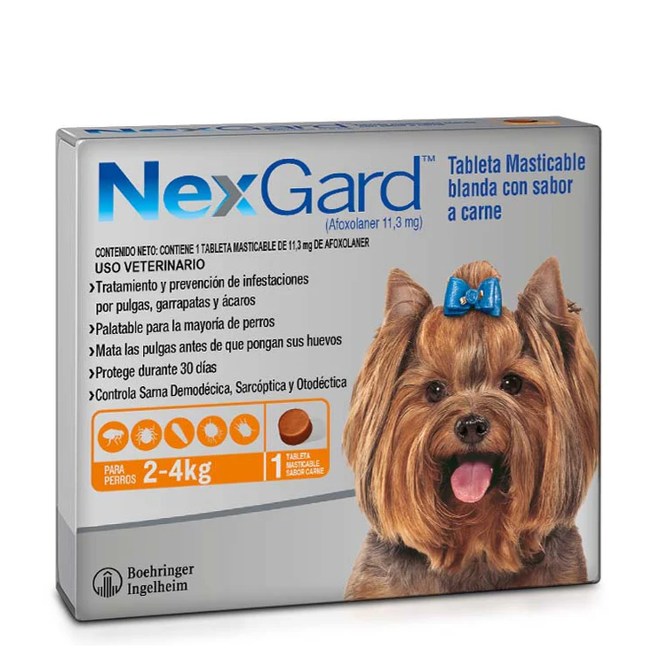 Nexgard para Perros de 2 a 4 KG - Antipulgas para Perros