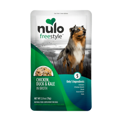 Nulo FreeStyle Pouch Chicken, Duck and Kale in Broth - Alimento Húmedo para Perros