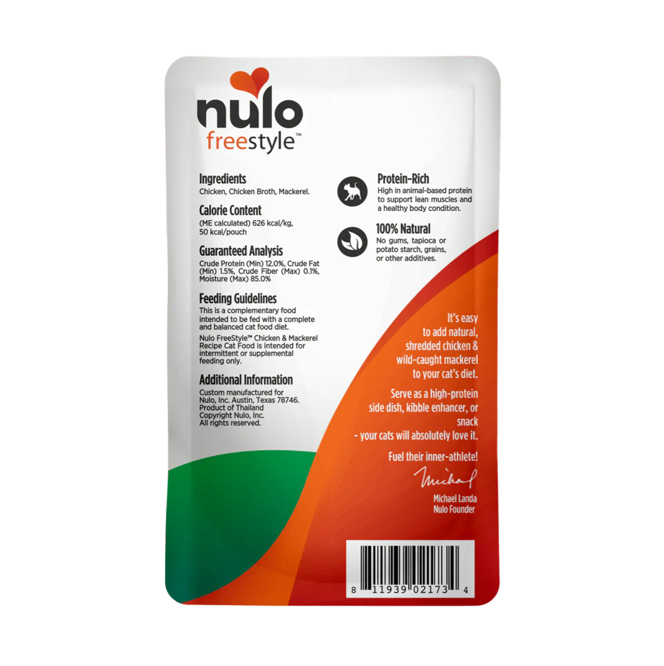 Nulo FreeStyle Pouch Chicken and Mackerel in Broth - Alimento Húmedo para Gatos