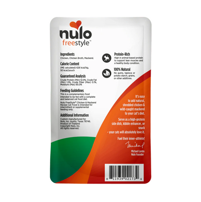Nulo FreeStyle Pouch Chicken and Mackerel in Broth - Alimento Húmedo para Gatos
