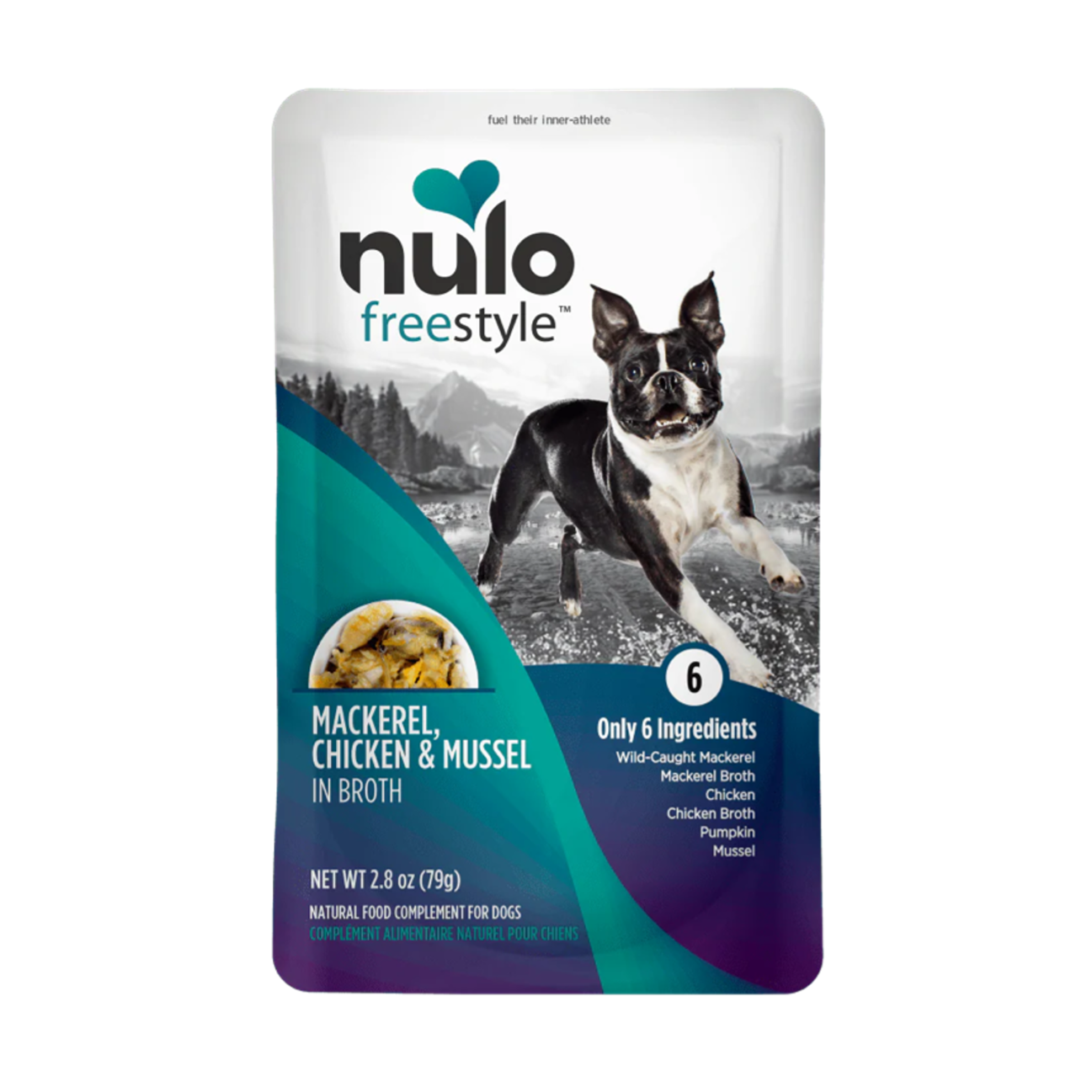 Nulo FreeStyle Pouch Mackerel, Chicken and Mussel in Broth - Alimento Húmedo para Perros