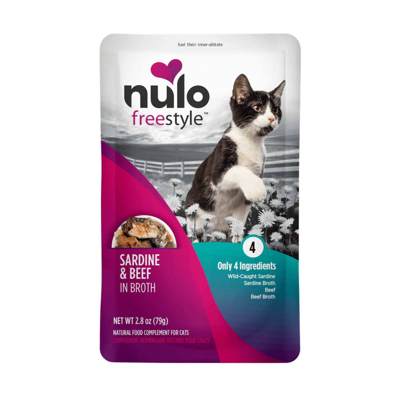 Nulo FreeStyle Pouch Sardine and Beef in Broth - Alimento Húmedo para Gatos