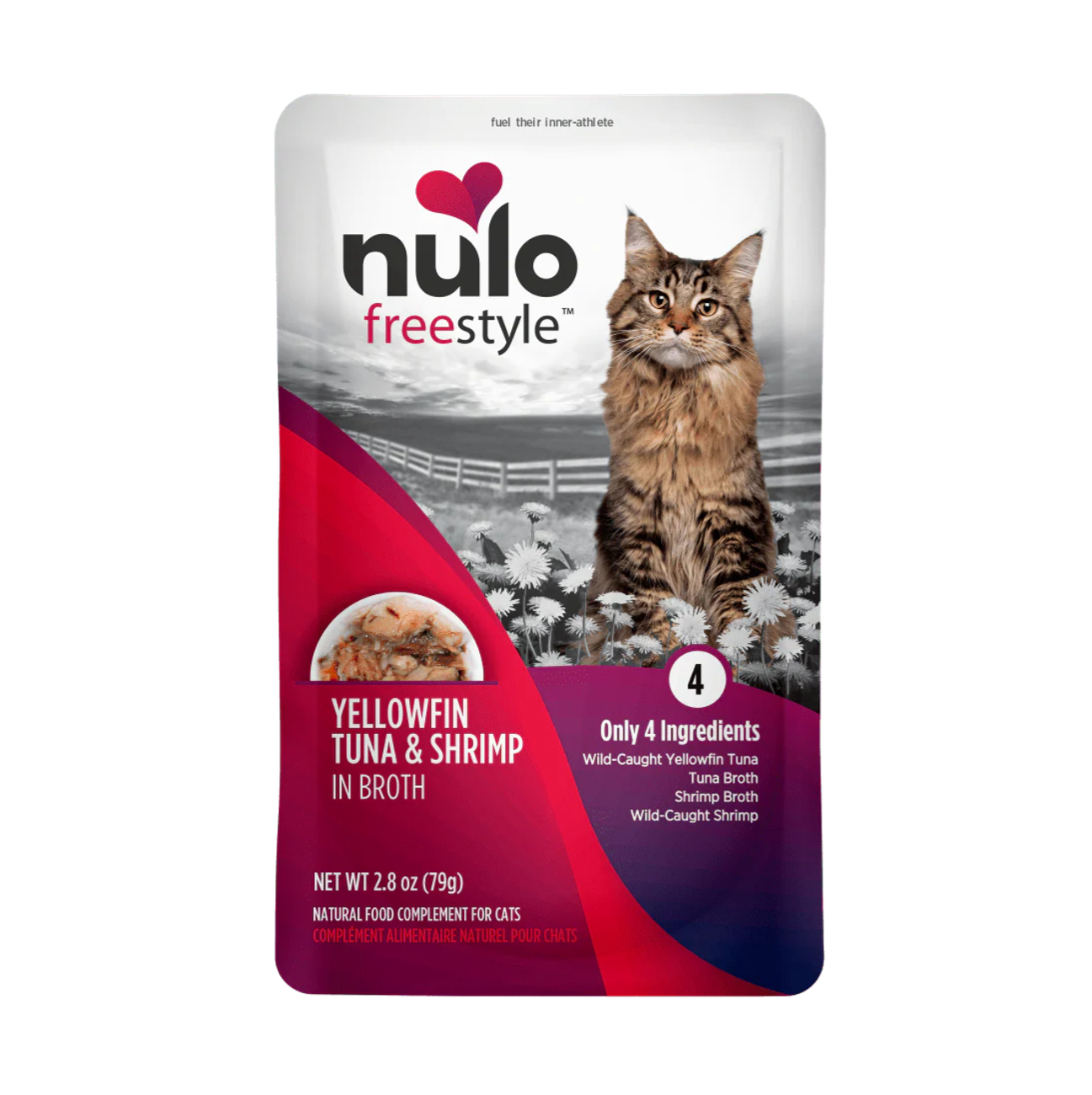 Nulo FreeStyle Pouch Yellowfin Tuna and Shrimp in Broth - Alimento Húmedo para Gatos