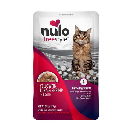 Nulo FreeStyle Pouch Yellowfin Tuna and Shrimp in Broth - Alimento Húmedo para Gatos